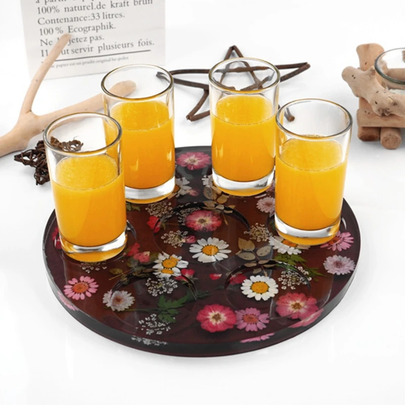Coaster Cup Mat Crystal Epoxy Resin Mold Serving Plate Tray Silicone Mould DIY Handmade Crafts Casting Tool
Coaster Cup Mat Crystal Epoxy Resin Mold Serving Plate Tray Silicone Mould DIY Handmade Crafts Casting Tool