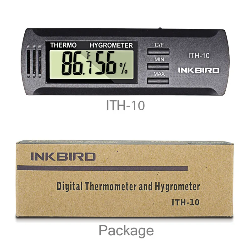 INKBIRD ITH-10 Цифровой термометр и гигрометр
INKBIRD ITH-10 Цифровой термометр и гигрометр