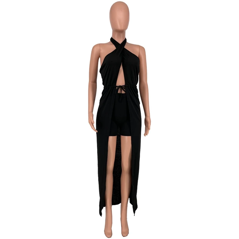 2 Piece Shorts Women Summer Outfits Backless Long Cover Up Biker Shorts Beachwear Bandage Sexy Club Party Matching Sets
2 Piece Shorts Women Summer Outfits Backless Long Cover Up Biker Shorts Beachwear Bandage Sexy Club Party Matching Sets