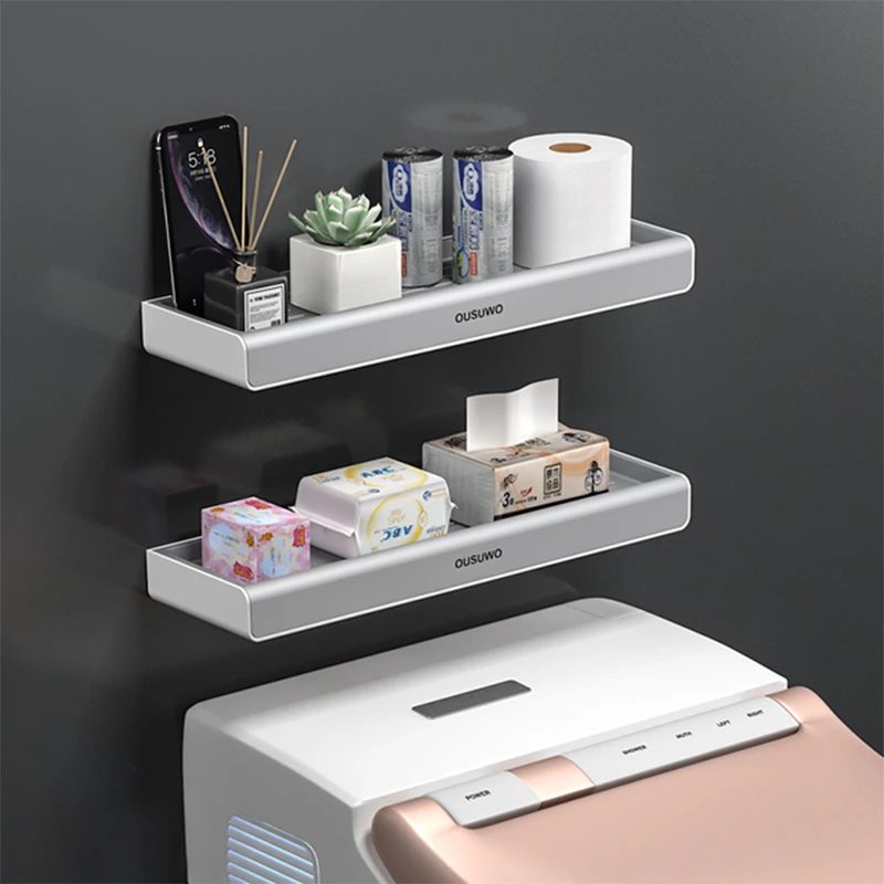 Wall-mounted Bathroom Shelf Storage Shelves For Toilet Storage Organizer For Bathroom Accessories Without Drill Housekeeper
Wall-mounted Bathroom Shelf Storage Shelves For Toilet Storage Organizer For Bathroom Accessories Without Drill Housekeeper