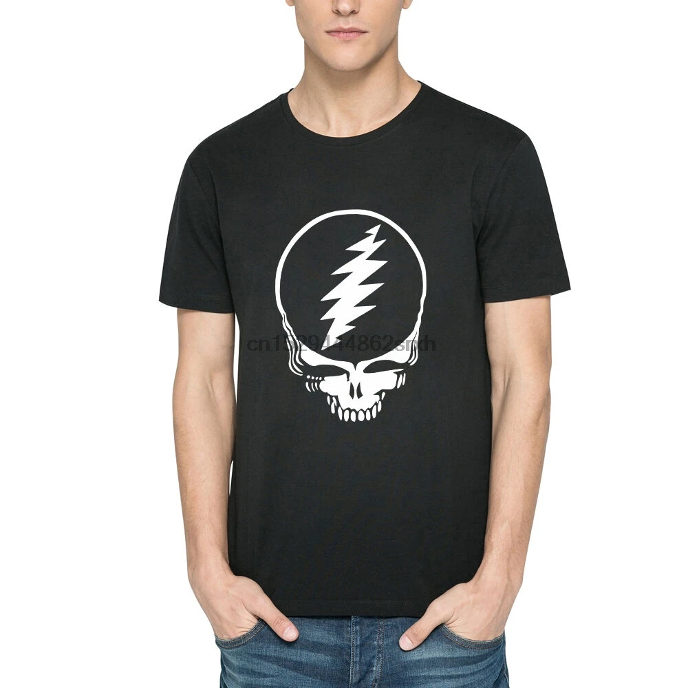 Мужская футболка с коротким рукавом надписью Loo Show Grateful Dead Steal Your Face|Мужские