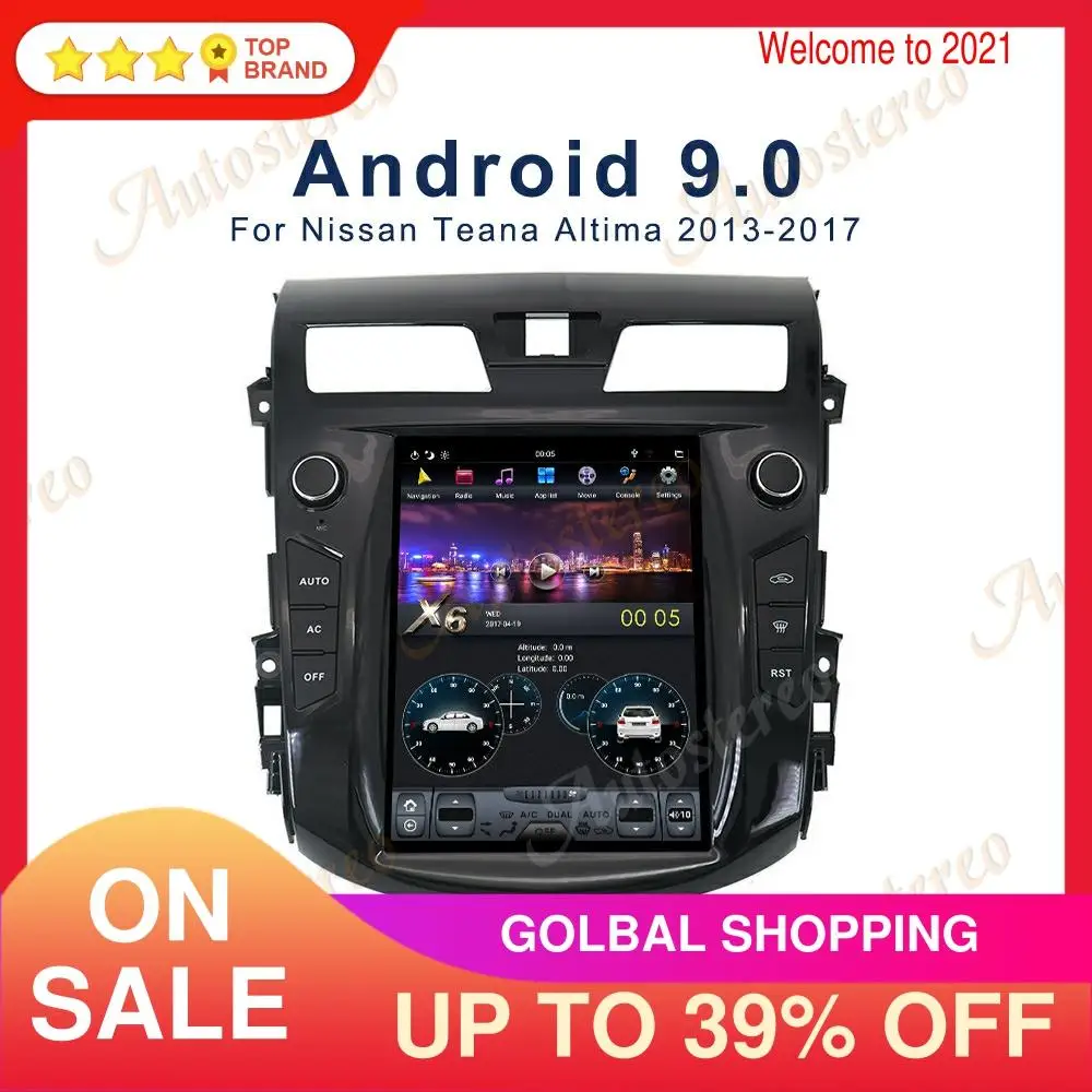 PX6 Tesla Style Android 9.0 Car GPS Navigation For NISSAN TEANA 2013+ Head Unit Auto Radio Multimedia Player Tape Recorder DSP
PX6 Tesla Style Android 9.0 Car GPS Navigation For NISSAN TEANA 2013+ Head Unit Auto Radio Multimedia Player Tape Recorder DSP