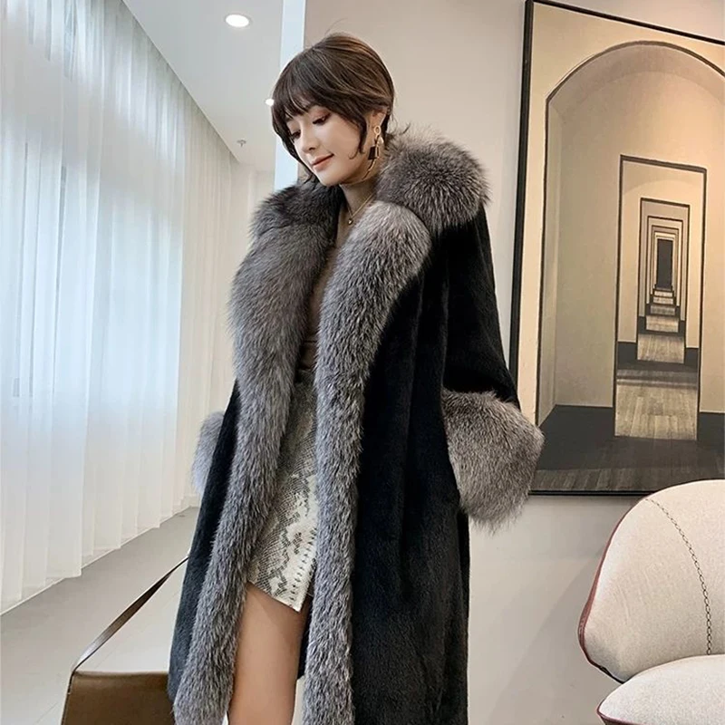 M-3xl 2021 New Winter Warm Faux Fur Coat Sexy Women Thick Long Lapel Overcoat Vintage Loose Parkas Jacket
M-3xl 2021 New Winter Warm Faux Fur Coat Sexy Women Thick Long Lapel Overcoat Vintage Loose Parkas Jacket