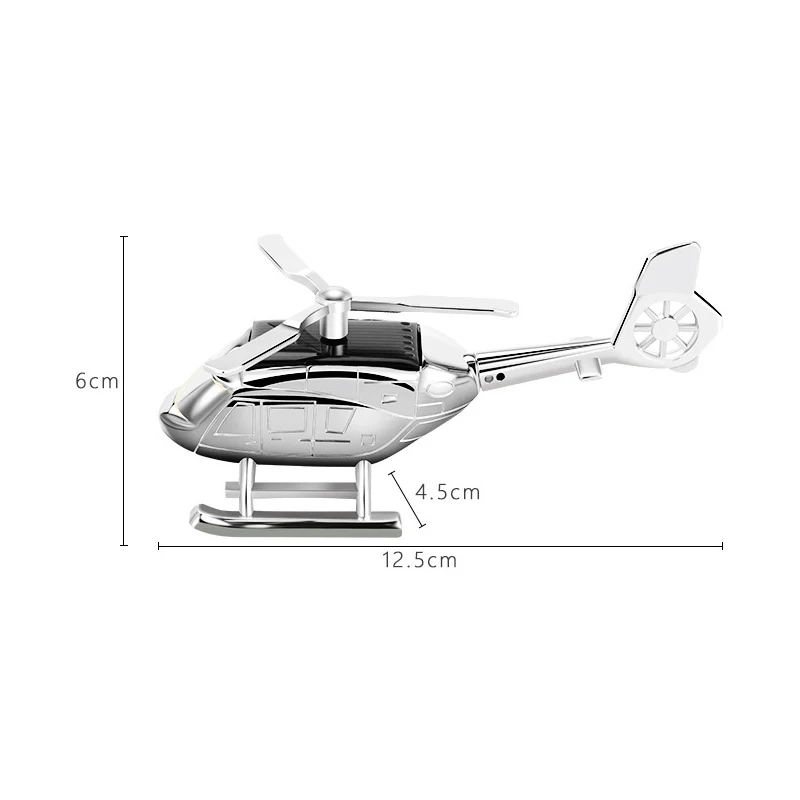 

Car Airplane Ornament Styling Car Aromatherapy Air Freshener Helicopter Aircraft Decoration Gift Solar Car Perfume Fragrance