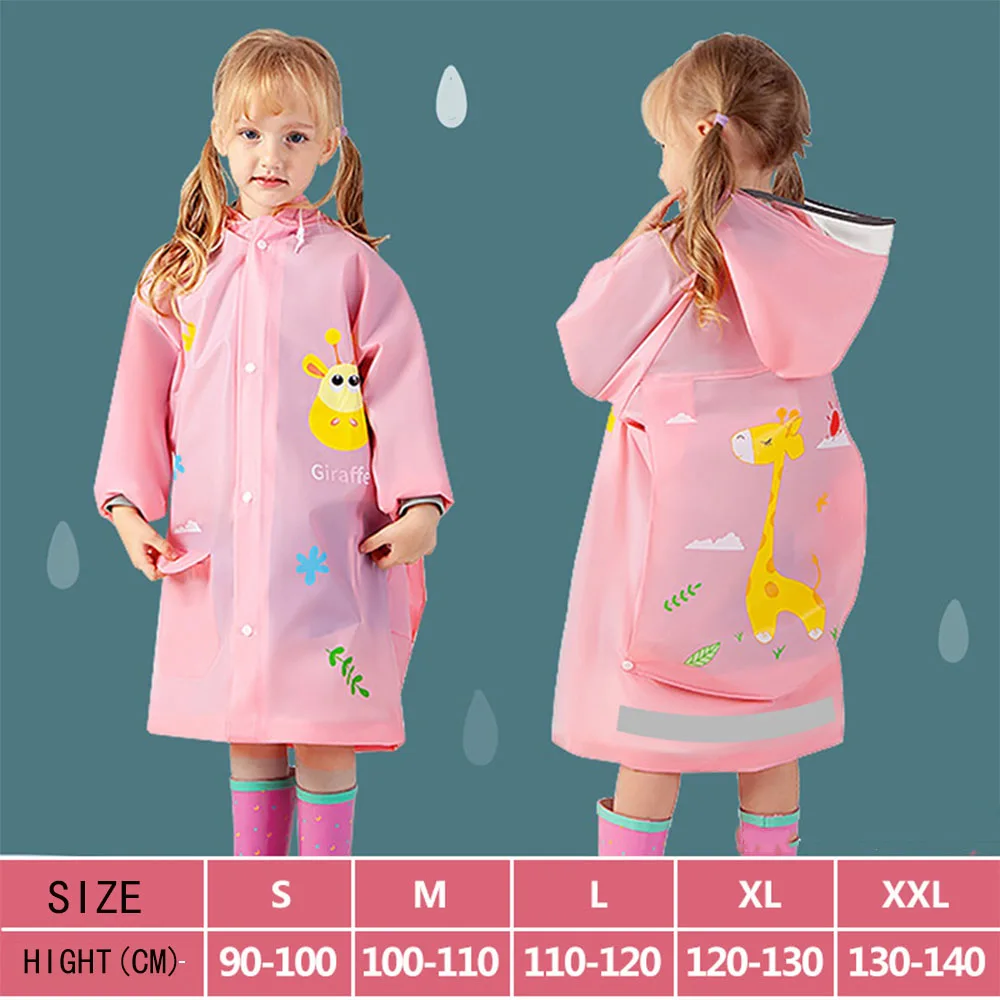 1PC Cartoon Animal Style Waterproof Kids Raincoat For Children Rain Coat Rainwear/Raincoat Student Poncho
1PC Cartoon Animal Style Waterproof Kids Raincoat For Children Rain Coat Rainwear/Raincoat Student Poncho