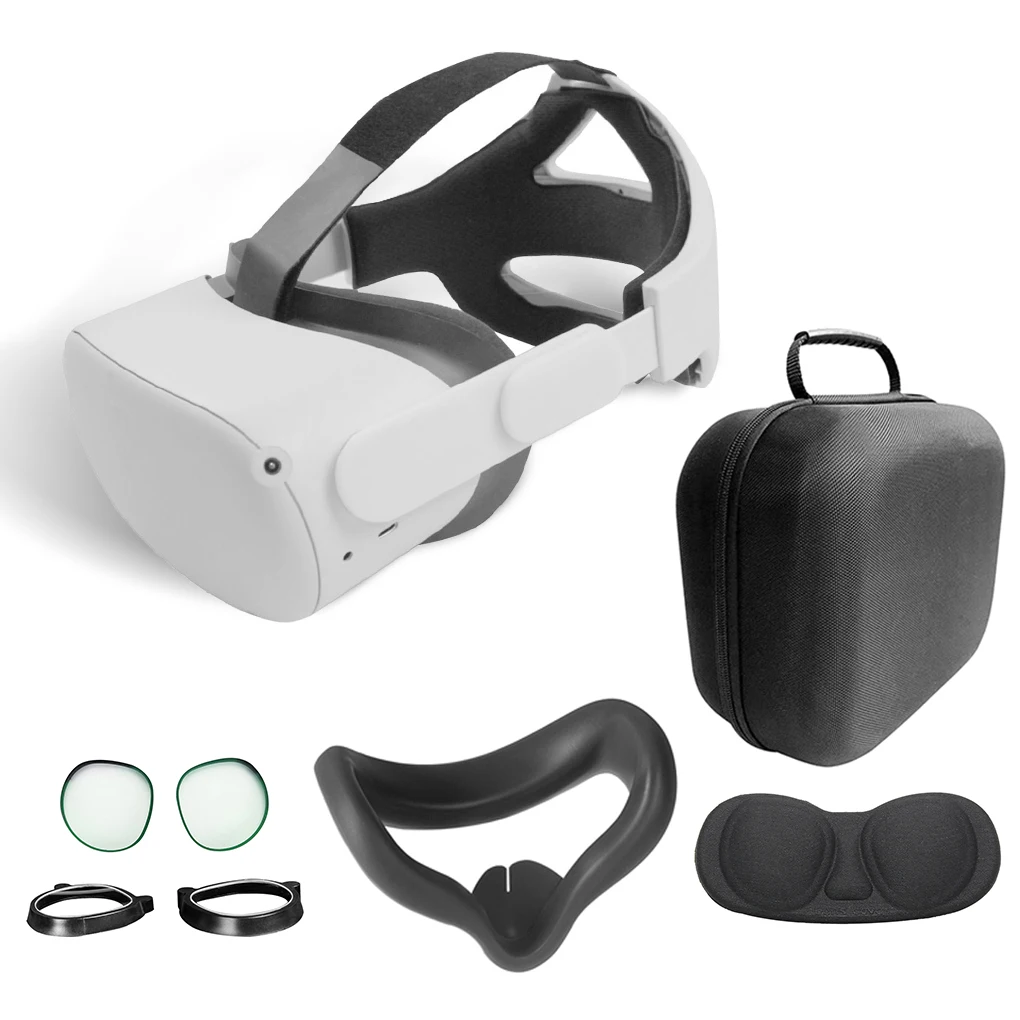 For Oculus Quest 2 Halo Strap Virtual Reality Supporting forcesupport Case With Strap Handle Grip For Oculus Quest 2 Accessories
For Oculus Quest 2 Halo Strap Virtual Reality Supporting forcesupport Case With Strap Handle Grip For Oculus Quest 2 Accessories