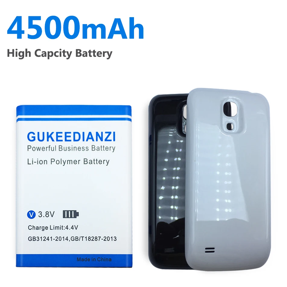 GUKEEDIANZI For Samsung Galaxy S4 mini I9190 I9195 I9192 Phone Replace Extended Battery+Free Back Cover B500AE 4500mAh Battery
GUKEEDIANZI For Samsung Galaxy S4 mini I9190 I9195 I9192 Phone Replace Extended Battery+Free Back Cover B500AE 4500mAh Battery