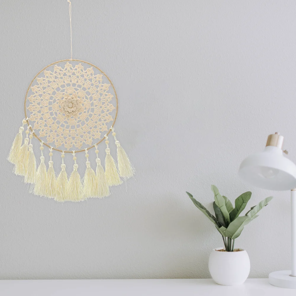 1pc Durable Tassel Dream Catcher Particular Hanging Ornament Premium Art Decor 
1pc Durable Tassel Dream Catcher Particular Hanging Ornament Premium Art Decor