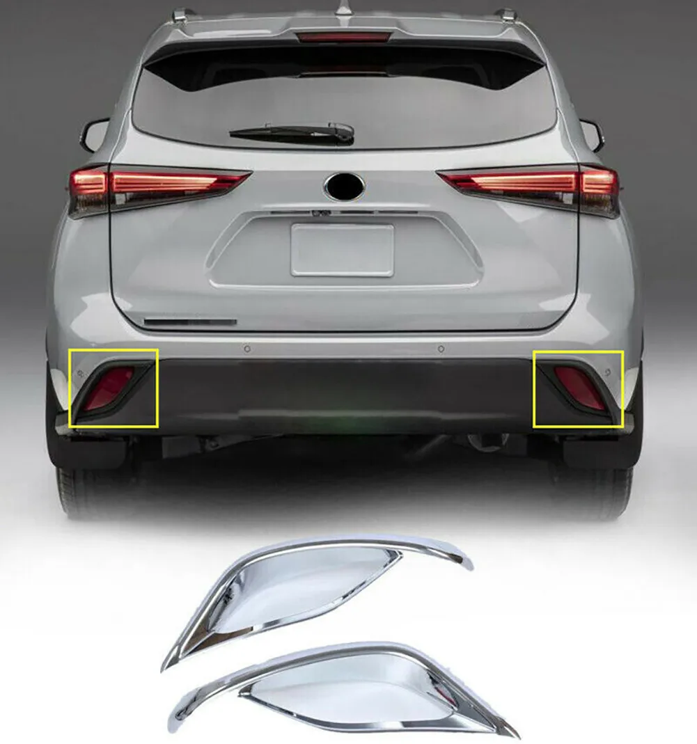 Chrome Rear Bumper Fog Light Lamp Cover Trim Fit For Toyota Highlander 2020-2021 Light Lamp Cover
Chrome Rear Bumper Fog Light Lamp Cover Trim Fit For Toyota Highlander 2020-2021 Light Lamp Cover