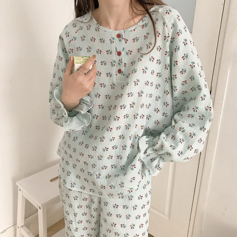 Alien Kitty Hot Loose Printed Girls Florals Comfortable Home Wear 2021 Soft Sweet New Sleepwear All Match Femme Pajamas Sets
Alien Kitty Hot Loose Printed Girls Florals Comfortable Home Wear 2021 Soft Sweet New Sleepwear All Match Femme Pajamas Sets