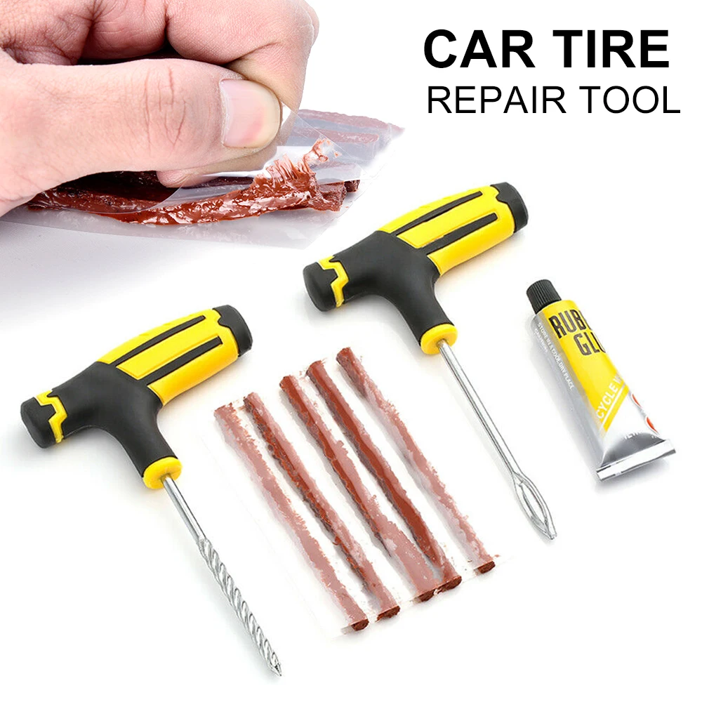 8pcs Car Tire Repair Tool Auto Bike Tubeless Tyre Emergency Vehicles Puncture Plug Repair Kit for Tubeless Tires Car Accessories
8pcs Car Tire Repair Tool Auto Bike Tubeless Tyre Emergency Vehicles Puncture Plug Repair Kit for Tubeless Tires Car Accessories