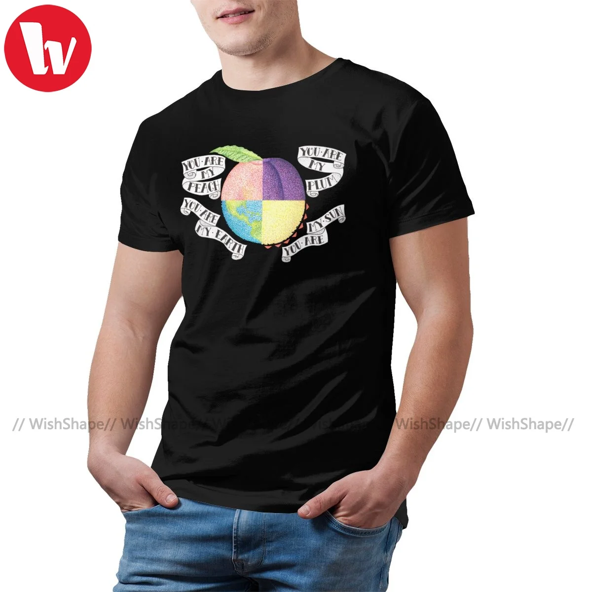 Peach Tee Shirt Casual Short Sleeves Cotton T Shirt Summer Print Tshirt 5xl Male
Peach Tee Shirt Casual Short Sleeves Cotton T Shirt Summer Print Tshirt 5xl Male