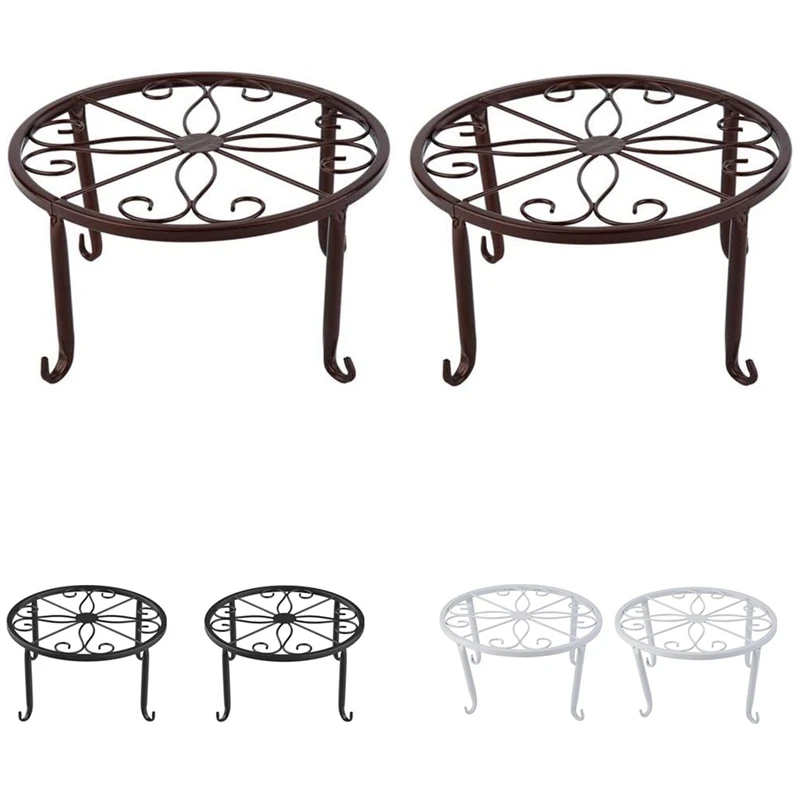 Подставки для горшков для растений, подставка для комнатных и уличных цветов, круглая полка для украшения сада
Подставки для горшков для растений, подставка для комнатных и уличных цветов, круглая полка для украшения сада