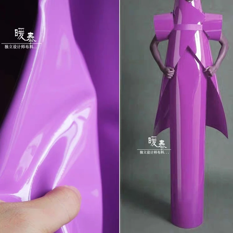 Patent Leather Fabric PU Mirror Violet Waterproof DIY Patches Bags Dress Stage Cosplay Decor Coat Clothes Designer Fabric
Patent Leather Fabric PU Mirror Violet Waterproof DIY Patches Bags Dress Stage Cosplay Decor Coat Clothes Designer Fabric