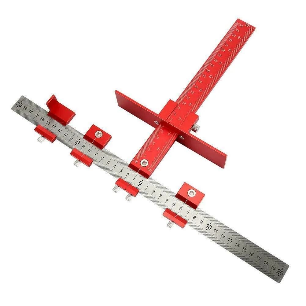 Aluminum Alloy Drill Guide Sleeve Cabinet Hardware Quick Wood Doweling Jig Drawer Pull Wood Drilling Dowelling Tools Set
Aluminum Alloy Drill Guide Sleeve Cabinet Hardware Quick Wood Doweling Jig Drawer Pull Wood Drilling Dowelling Tools Set