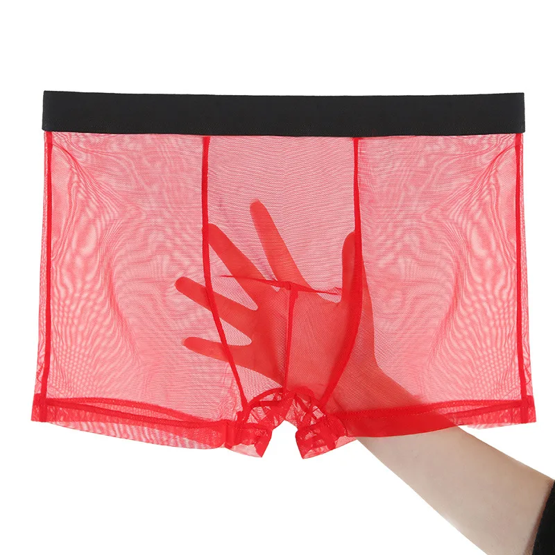 4Pcs/lot Men Sexy Mesh Underwear Shorts Mens Ultra-thin Transparent Underpants Trunk Male See Through Boxer Shorts Homme Panties
4Pcs/lot Men Sexy Mesh Underwear Shorts Mens Ultra-thin Transparent Underpants Trunk Male See Through Boxer Shorts Homme Panties
