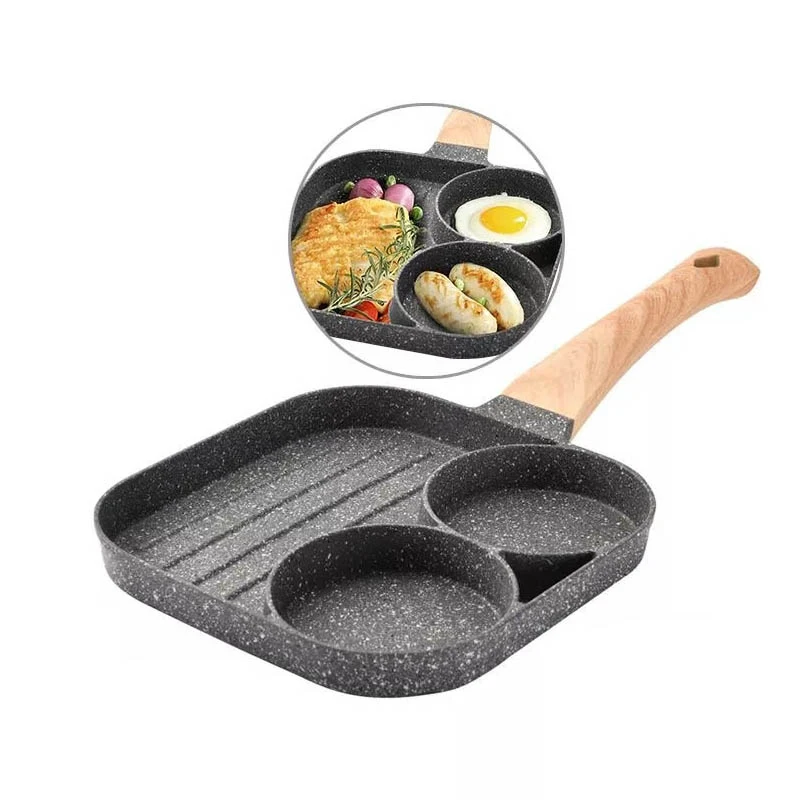 2 Hole Fried Egg Burger Pan Non-stick Ham Pancake Maker Wooden Handle Breakfast Machine For Cooker Kitchen Accessory Tools
2 Hole Fried Egg Burger Pan Non-stick Ham Pancake Maker Wooden Handle Breakfast Machine For Cooker Kitchen Accessory Tools