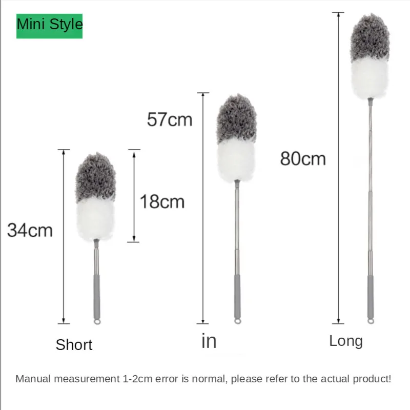 Adjustable Microfiber Dusting Brush Can Be Extended To 245CM Home Duster Air-condition Car Furniture Household Cleaning Brush
Adjustable Microfiber Dusting Brush Can Be Extended To 245CM Home Duster Air-condition Car Furniture Household Cleaning Brush