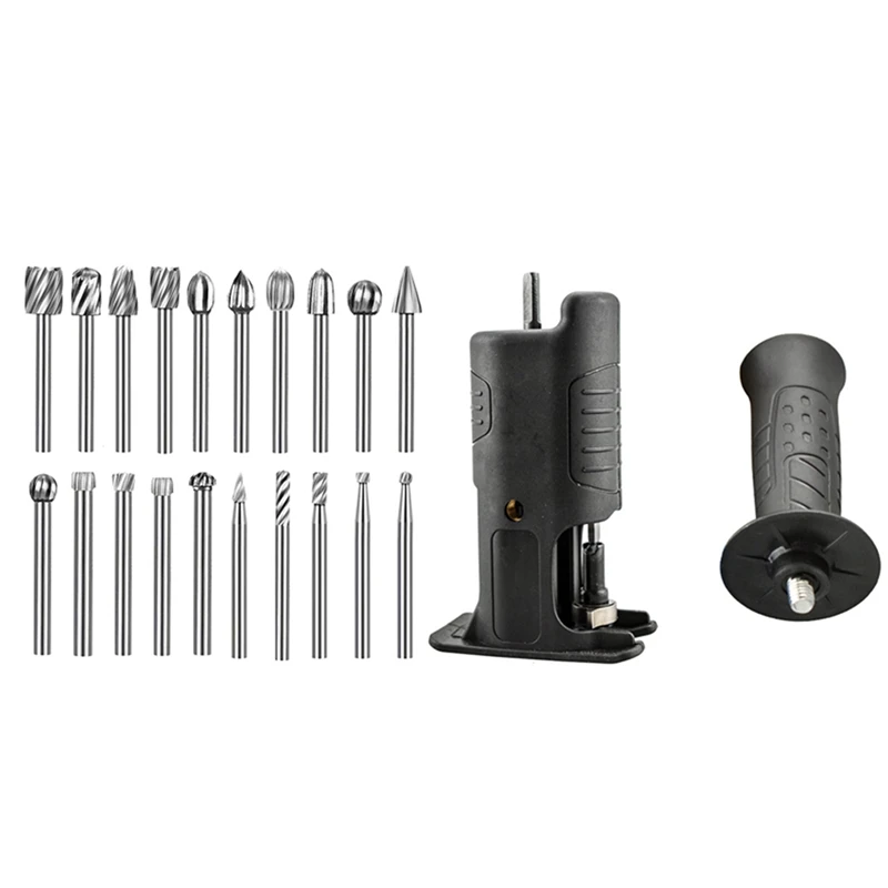 20PCS Carving Bits Set 1/8 Inch Shank Carving Tools With Multifunctional Optional Saw Conversion Head
20PCS Carving Bits Set 1/8 Inch Shank Carving Tools With Multifunctional Optional Saw Conversion Head