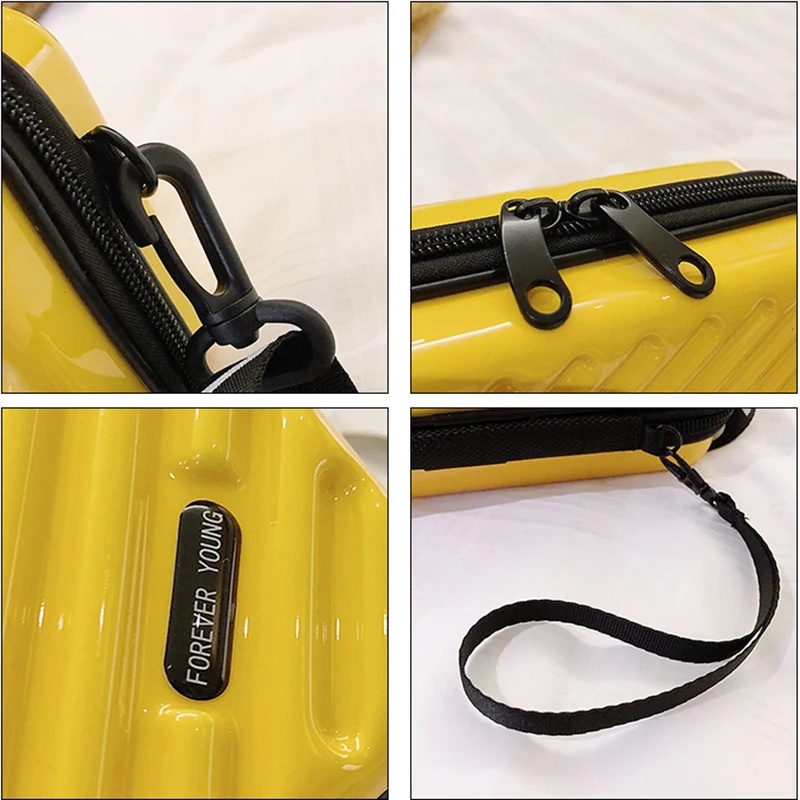 Luxury Hand Bags for Women 2020 New Suitcase Shape Totes Fashion Mini Luggage Bag Women Famous Brand Clutch Bag PVC Mini Box Bag
Luxury Hand Bags for Women 2020 New Suitcase Shape Totes Fashion Mini Luggage Bag Women Famous Brand Clutch Bag PVC Mini Box Bag