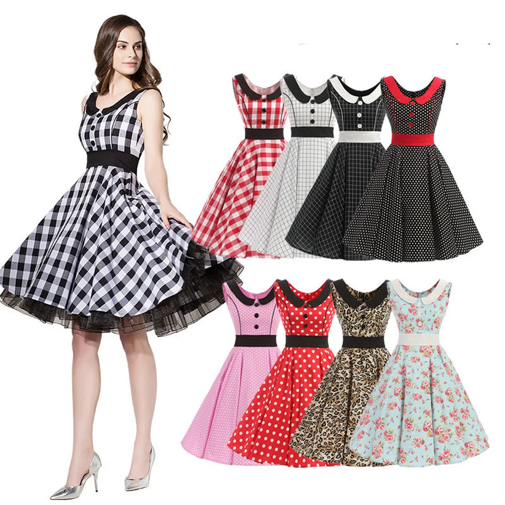 New Women Party Dress Vintage Retro Polka Dot VD0111 платье Leopard Floral Printed Casual Midi Dresses Cotton Big Swing vestidos
New Women Party Dress Vintage Retro Polka Dot VD0111 платье Leopard Floral Printed Casual Midi Dresses Cotton Big Swing vestidos