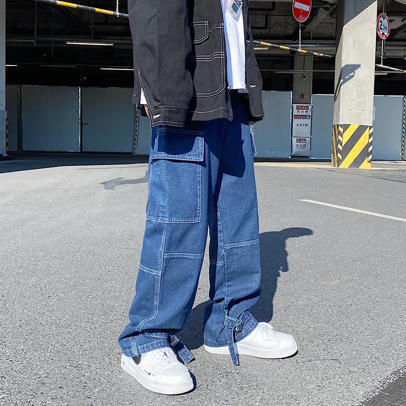 Workwear Jeans Wide Leg Jeans Loose Straight Unisex Hip Hop Pants Loose Street Skate Pants
Workwear Jeans Wide Leg Jeans Loose Straight Unisex Hip Hop Pants Loose Street Skate Pants