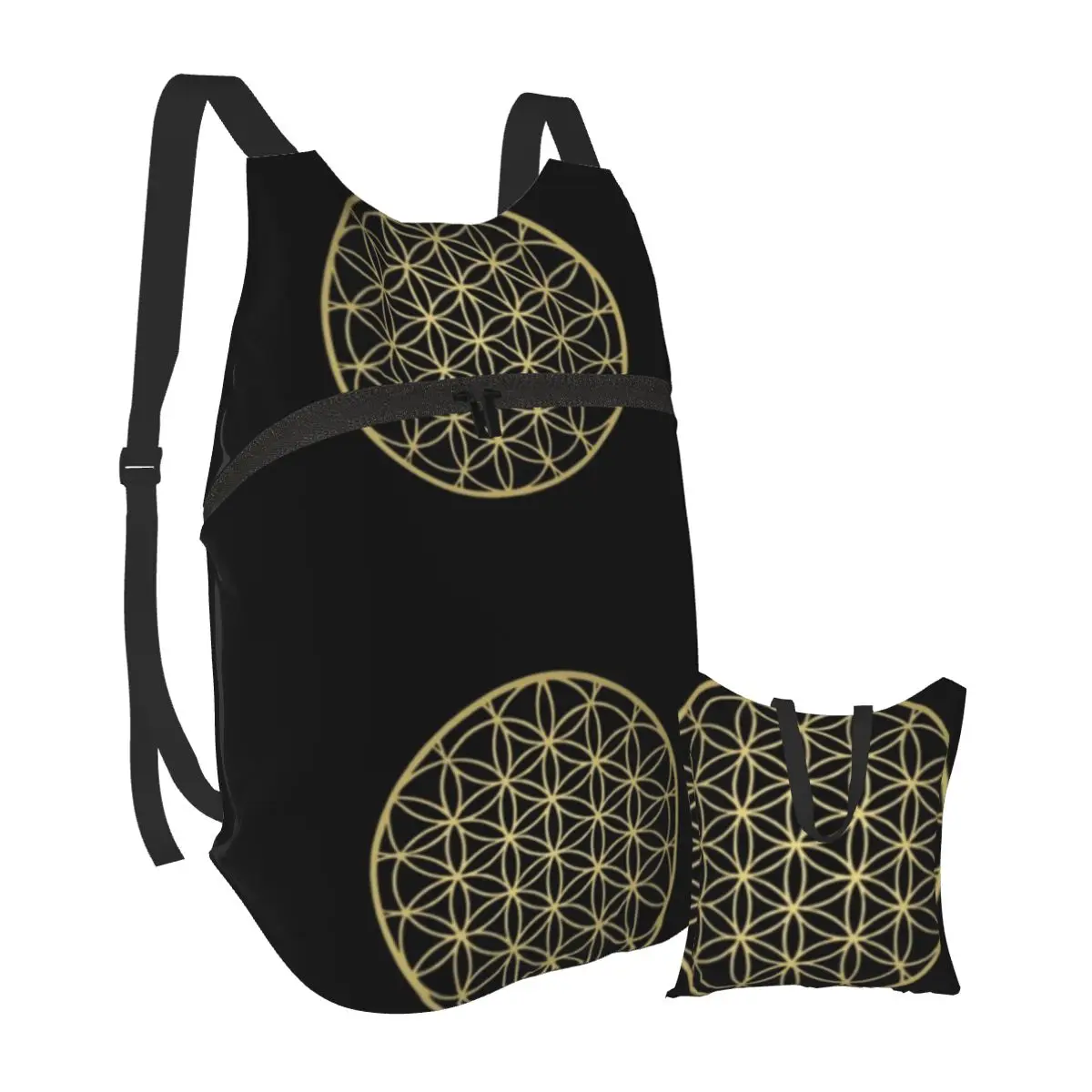 Flower Of Life Backpacks Teenage Large Basic Backpack foldable Elementary School Bags 
Flower Of Life Backpacks Teenage Large Basic Backpack foldable Elementary School Bags