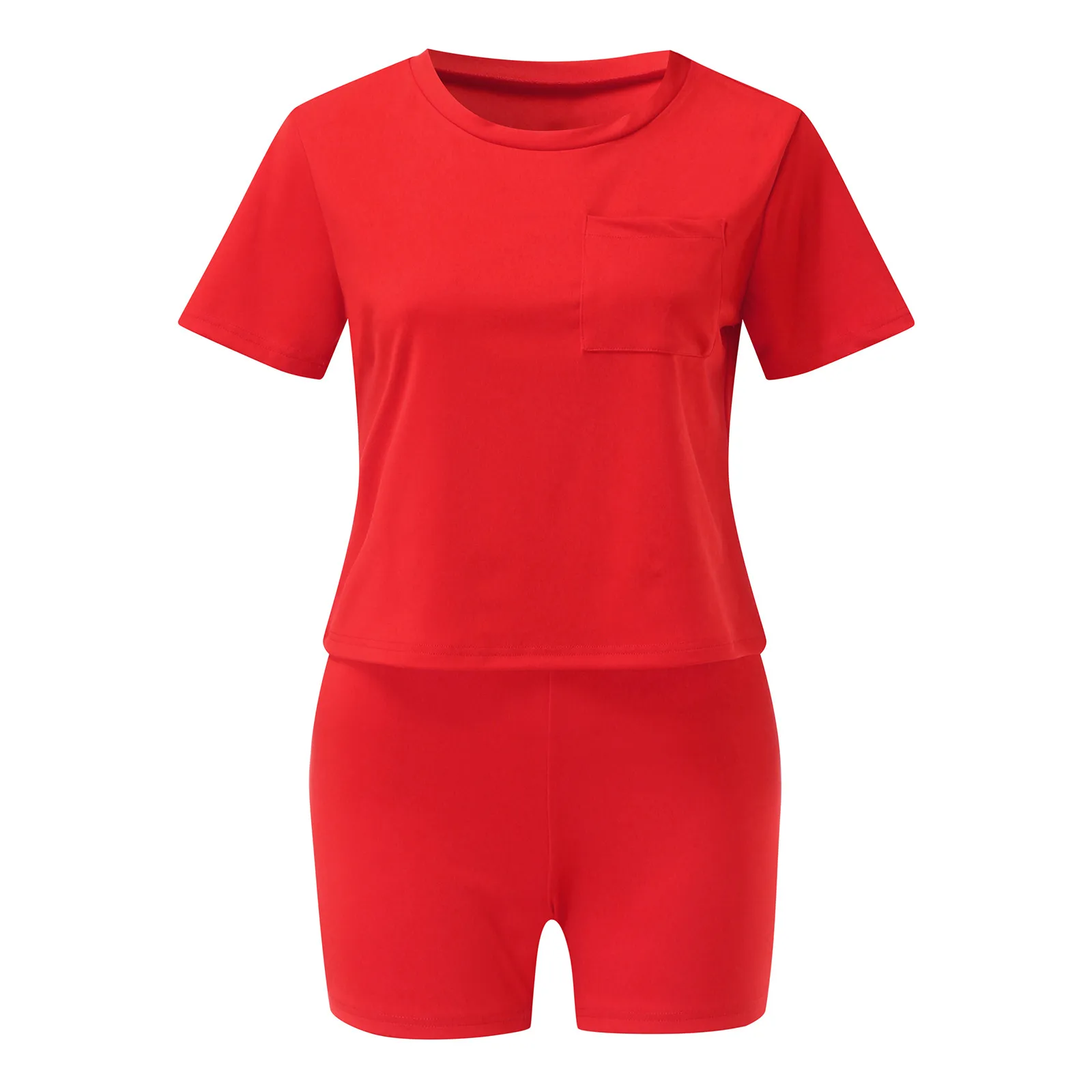 Two Piece 2021 Women Sets Summer Tracksuits Sportswear Fitness Short Sleeve T-shirts+shorts Suit Two Piece Set Sporty Outfits
Two Piece 2021 Women Sets Summer Tracksuits Sportswear Fitness Short Sleeve T-shirts+shorts Suit Two Piece Set Sporty Outfits