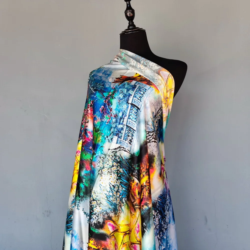 tailor shop Pure charmeuse silk satin silk stretch mulberry silk for dress robe bridge cherry orchid pattern silk for paitting
tailor shop Pure charmeuse silk satin silk stretch mulberry silk for dress robe bridge cherry orchid pattern silk for paitting