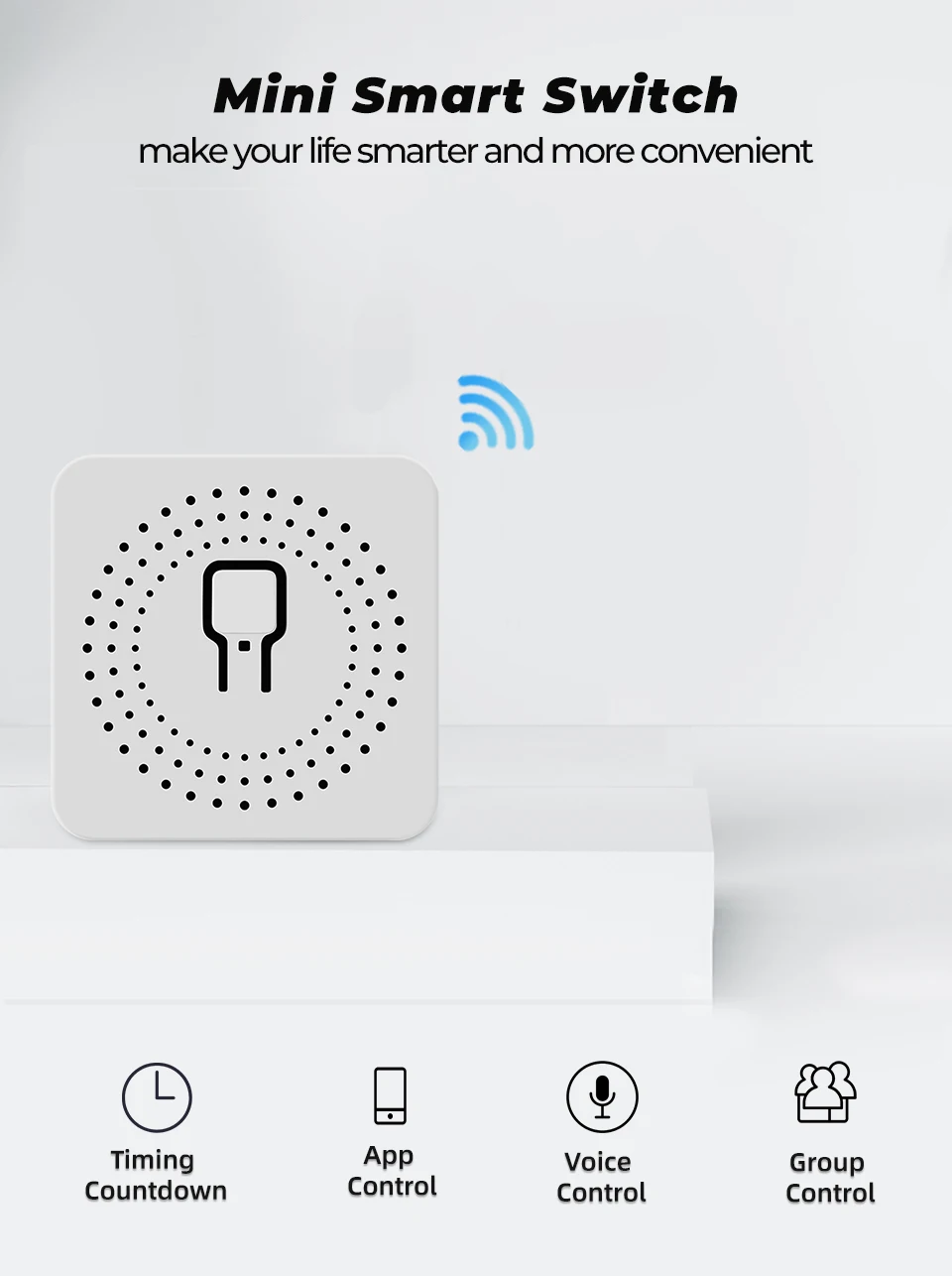 tuya 16A 10A MINI Diy Tuya WiFi Smart Life Push Switch Light Supports 2 Way Control Module APP Voice Relay Google Home Alexa
tuya 16A 10A MINI Diy Tuya WiFi Smart Life Push Switch Light Supports 2 Way Control Module APP Voice Relay Google Home Alexa