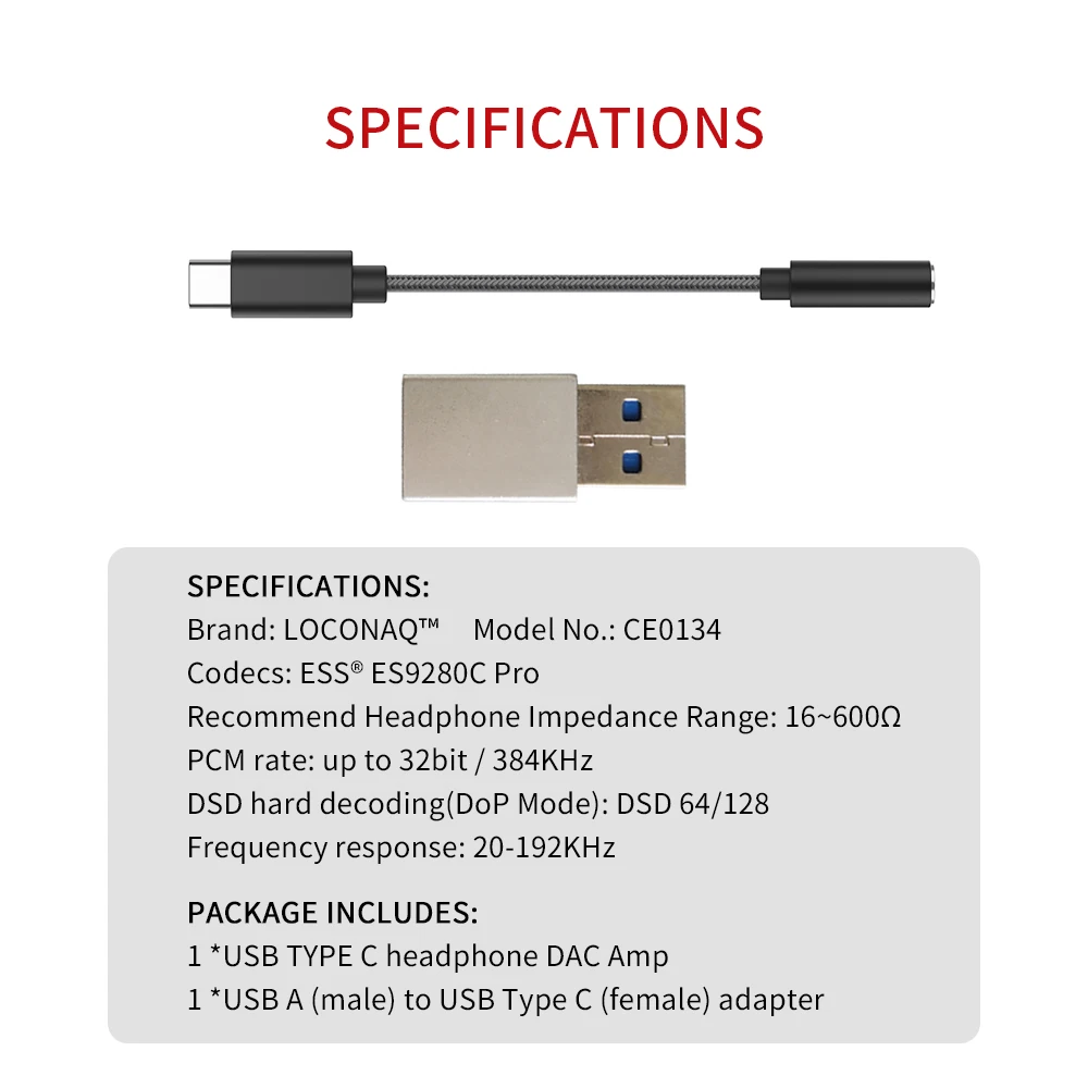 

Portable Headphone Amplifier 600ohm HPA USB Type C DAC Codecs ESS9280 DSD Hard Decode HiFi Amp for SAMSUNG Xiaomi HUAWEI OnePlus