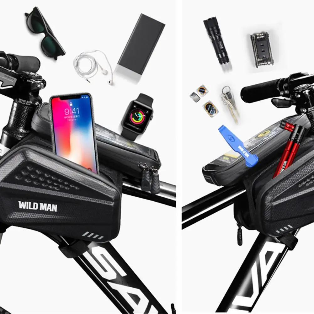 High Quality PU Bike Bag Front Top Tube Outdoor Sports Cycling Bag Touch Screen MTB Rode Bike Bicycle Bag Accessories Equipment
High Quality PU Bike Bag Front Top Tube Outdoor Sports Cycling Bag Touch Screen MTB Rode Bike Bicycle Bag Accessories Equipment