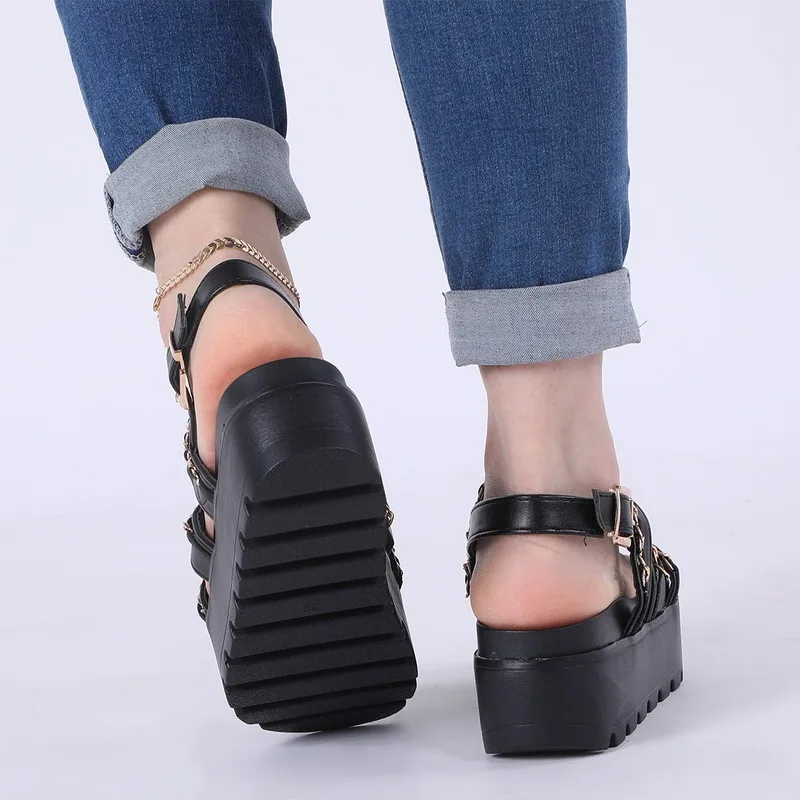 Big Size 36-43 Brand New Summer Women's Sandals Platform Fashion Chain Wedges Heels Women Sandals Casual Beach Lady Shoes Woman
Big Size 36-43 Brand New Summer Women's Sandals Platform Fashion Chain Wedges Heels Women Sandals Casual Beach Lady Shoes Woman