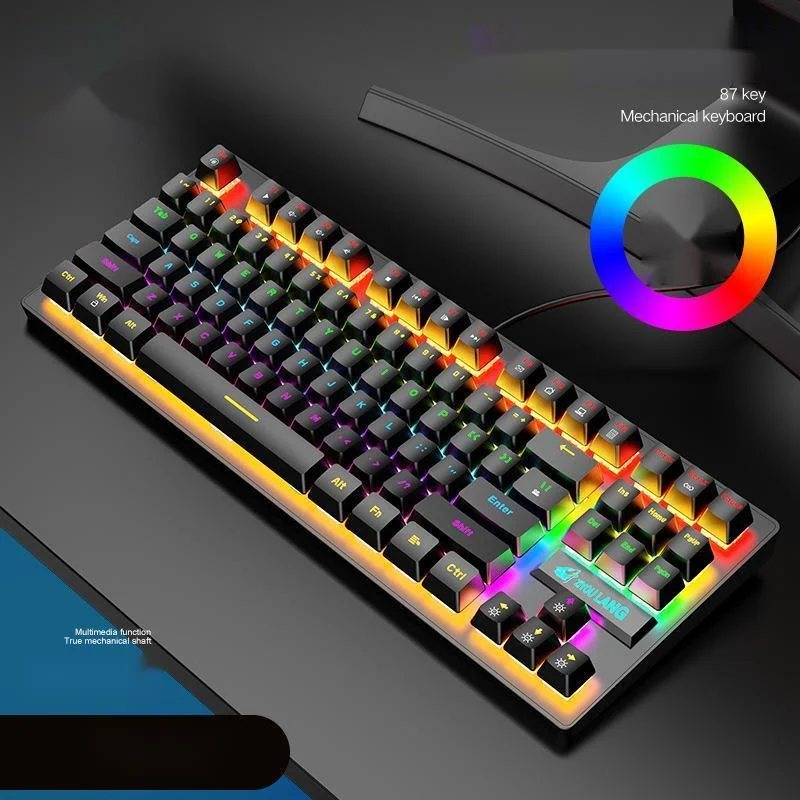 Free K2 Punk Mechanical Mechanic Gaming Computer Keyboard Backlit 87 Key Game Competitive Office Notebook Electronic Keyboard
Free K2 Punk Mechanical Mechanic Gaming Computer Keyboard Backlit 87 Key Game Competitive Office Notebook Electronic Keyboard