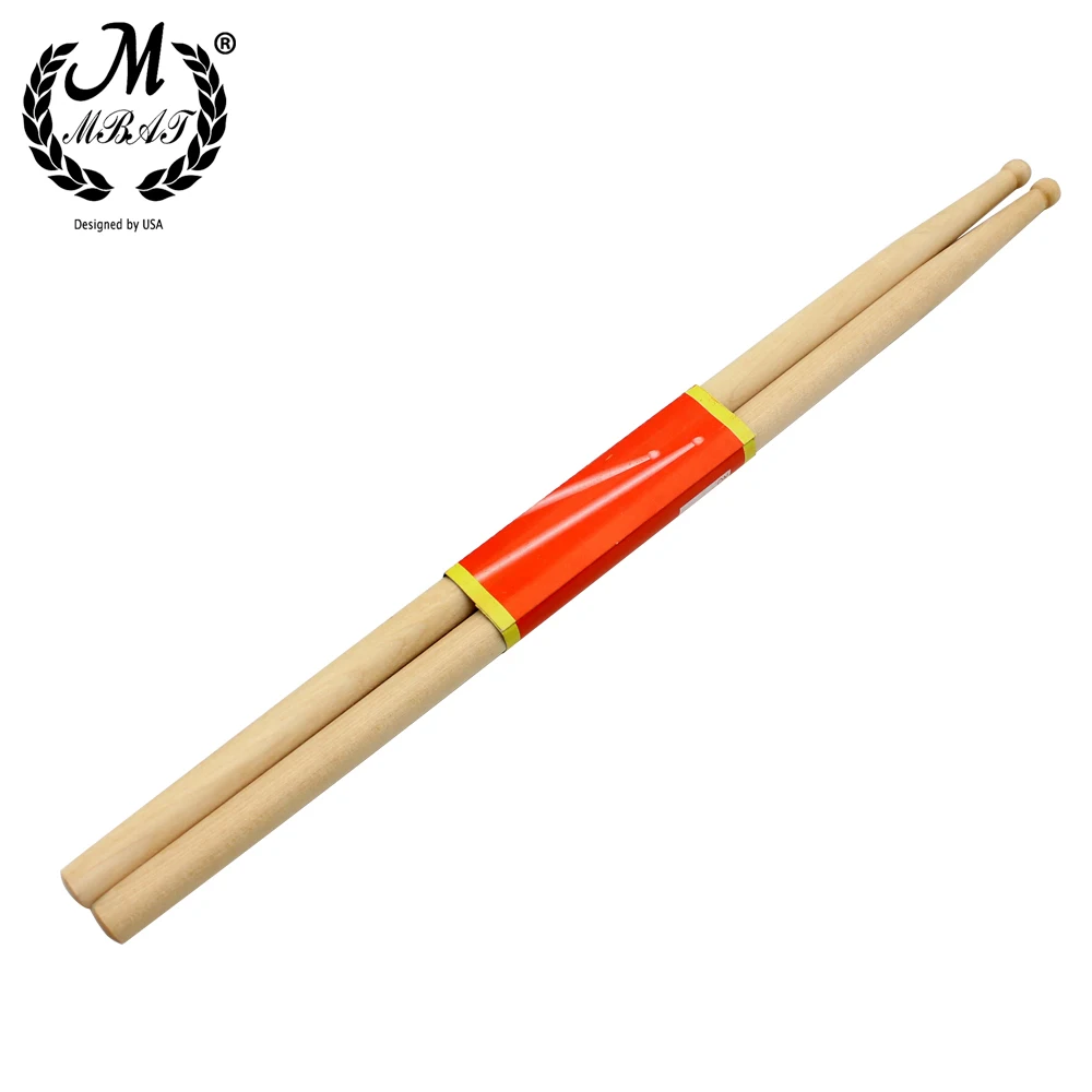 

M MBAT 1 pair Maple Drumsticks Jazz Snare Drum Sticks High quality Percussion Instrument Accessories Lightweight Music Tools