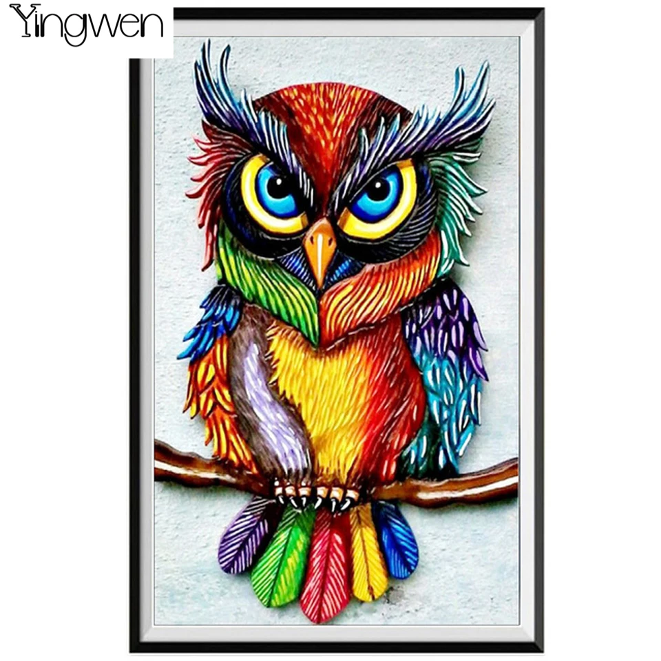 DIY Rhinestone Diamond Painting Color Owl Paint By Numbers Full Drill Cross Stitch Kits Needlework Diamond Mosaic Art Home Decor
DIY Rhinestone Diamond Painting Color Owl Paint By Numbers Full Drill Cross Stitch Kits Needlework Diamond Mosaic Art Home Decor