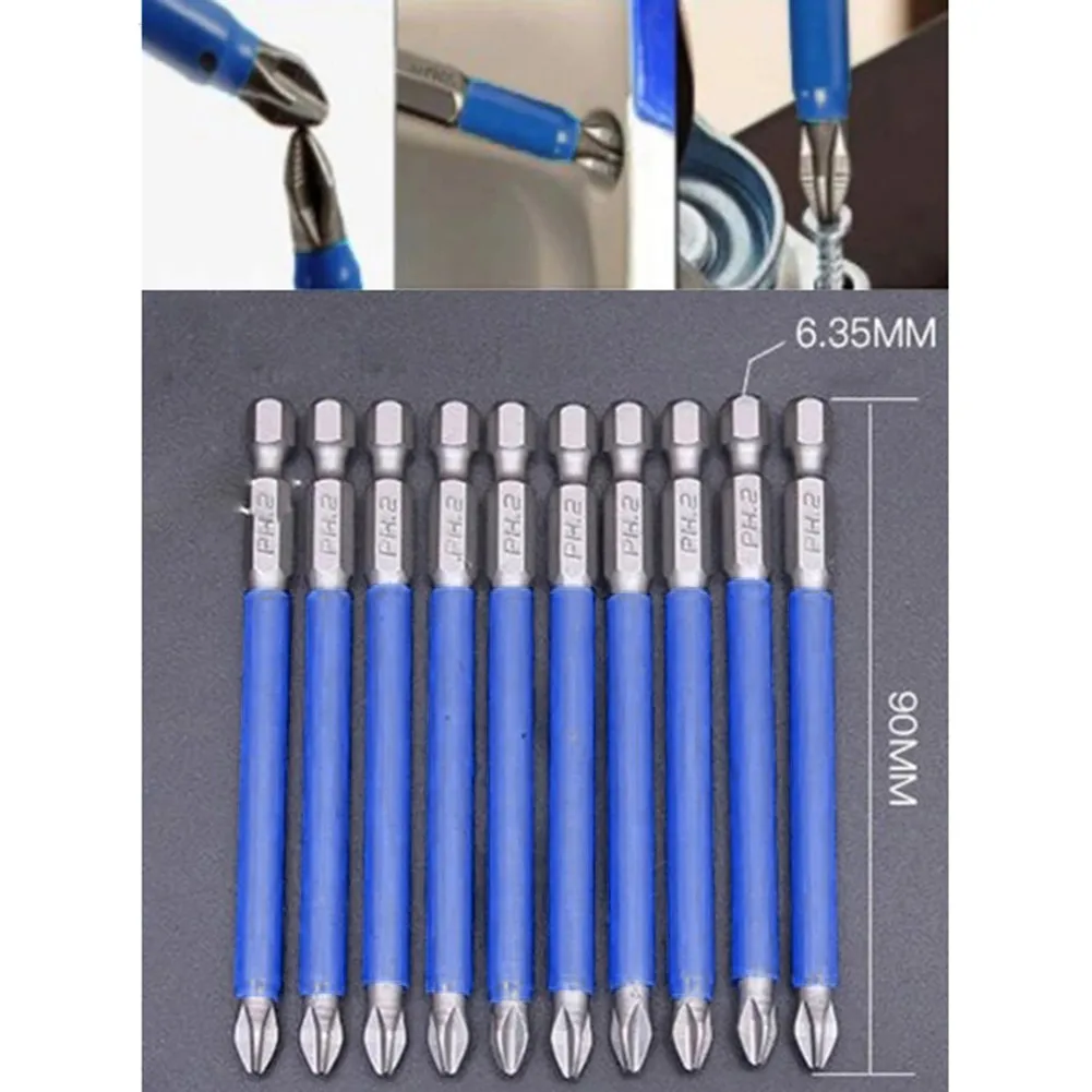 10pcs Cross Non-slip Drill Bits Batch Head PH2 S2 Screwdriver Head Bits 90/150mm Screwdrivers Magnetic Sliding Screwdriver Head
10pcs Cross Non-slip Drill Bits Batch Head PH2 S2 Screwdriver Head Bits 90/150mm Screwdrivers Magnetic Sliding Screwdriver Head