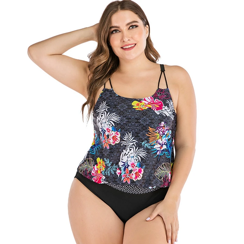 Plus Size Print Tankini Set Floral Two Piece Swimsuit Large Size Swimwear Women Retro Bathing Suit Sport Swimsuit Female XXXL
Plus Size Print Tankini Set Floral Two Piece Swimsuit Large Size Swimwear Women Retro Bathing Suit Sport Swimsuit Female XXXL