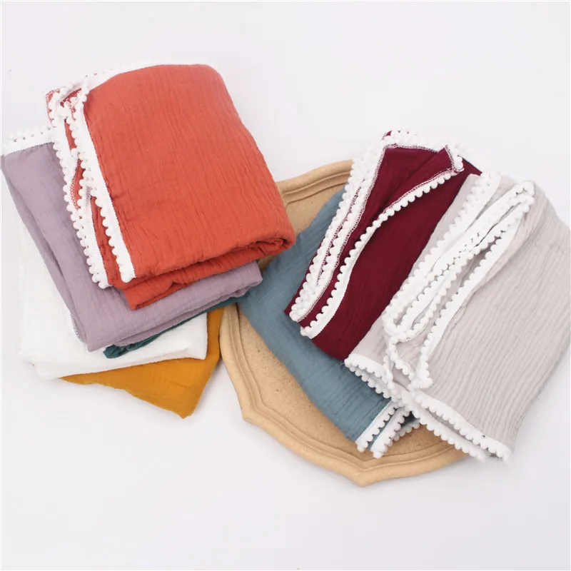 Muslin 100% Cotton Baby Blanket 80*65cm Soft Newborn Blankets Bath Gauze Infant Swaddle Wrap Sleepsack Stroller Cover 
Muslin 100% Cotton Baby Blanket 80*65cm Soft Newborn Blankets Bath Gauze Infant Swaddle Wrap Sleepsack Stroller Cover