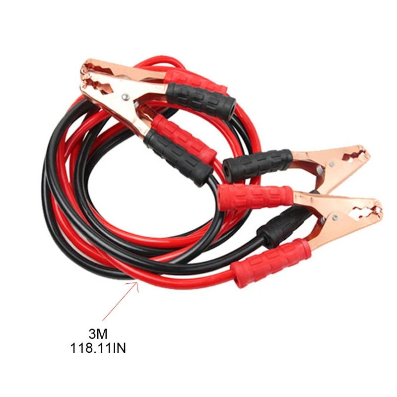 3 Meters 500A Car Power Charging Booster Cable Alligator Clamp Battery Jumper Wires Car Emergency Accessories Auto Parts
3 Meters 500A Car Power Charging Booster Cable Alligator Clamp Battery Jumper Wires Car Emergency Accessories Auto Parts