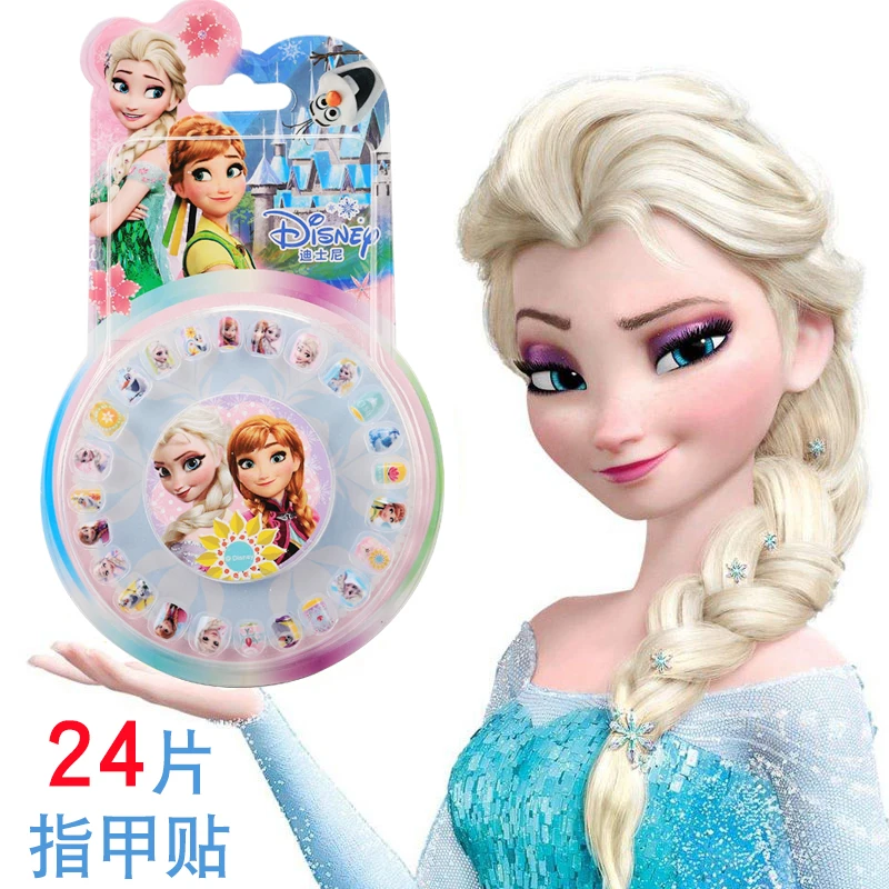 Disney Sticker for kids gift Frozen elsa and Anna Child nail stickers snow White Sofia Classic Toys | Игрушки и хобби