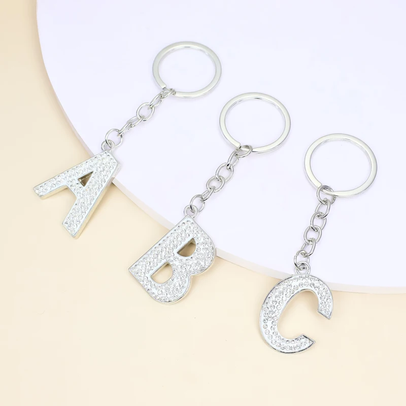 2PCS/lot Crystal Rhinestone Alphabet Keychain Fashion New Initial Letter A-Z Jewelry Chain Unisex Key Ring Chain Gifts pendent
2PCS/lot Crystal Rhinestone Alphabet Keychain Fashion New Initial Letter A-Z Jewelry Chain Unisex Key Ring Chain Gifts pendent