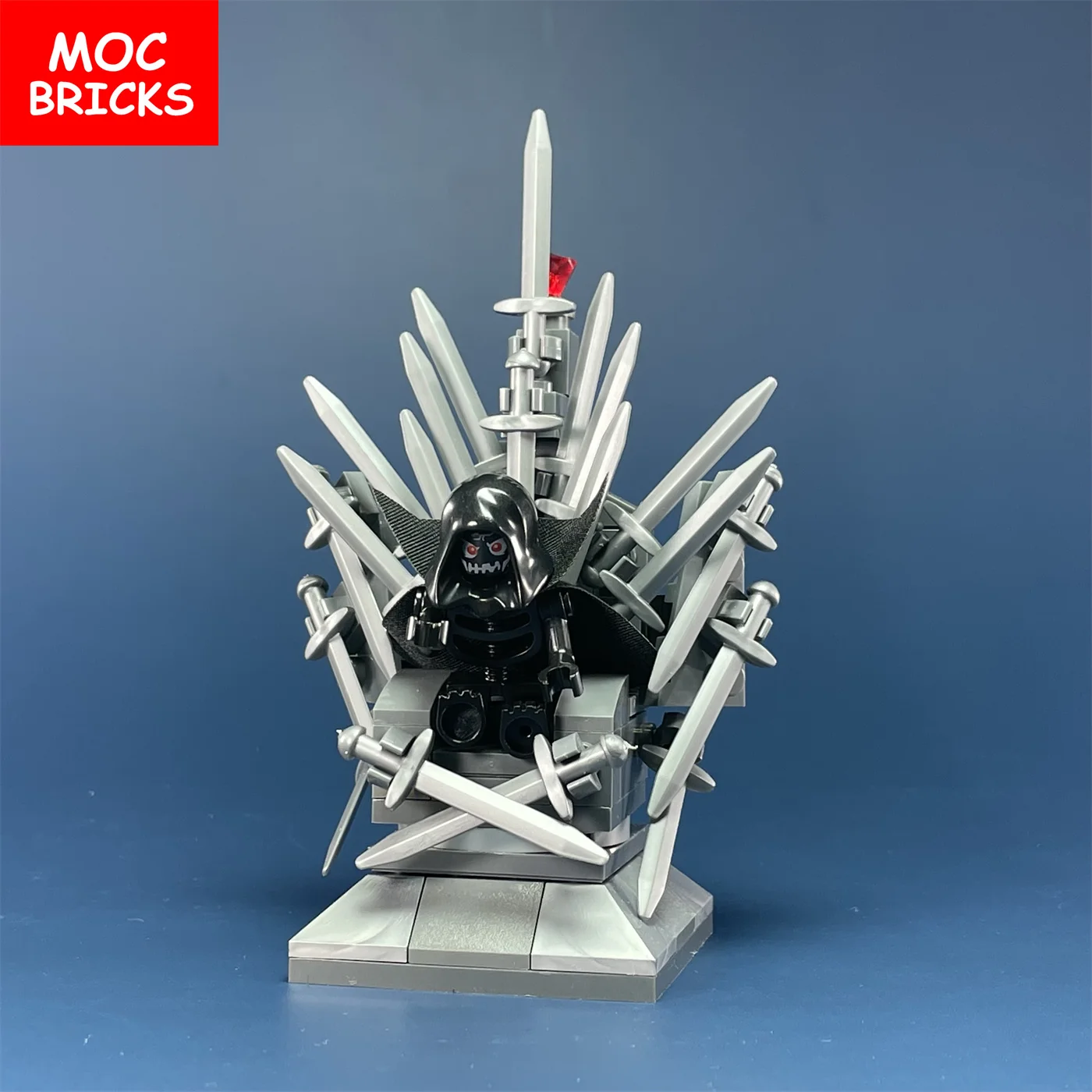 MOC BRICKS The Iron sword Skeleton Messenger King Magic rotating throne Building Blocks Toy Gift for Kids | Игрушки и хобби