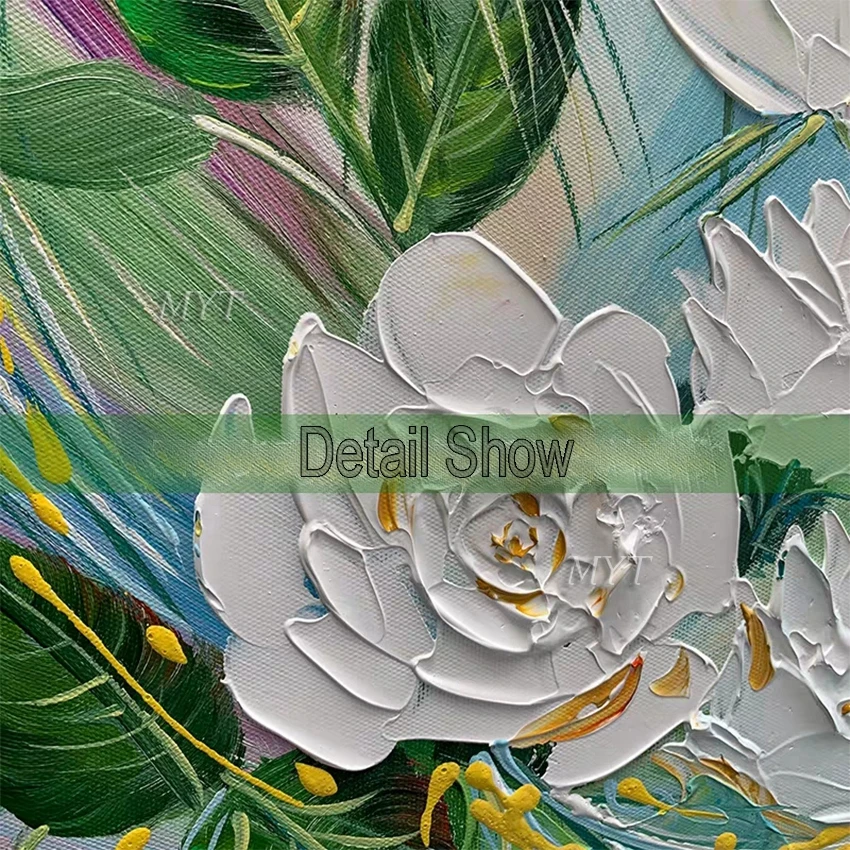 White Flowers In Water Abstract Oil Painting Wall Art Home Decor Picture Modern Painting On Canvas 100% Handpainted No Framed
White Flowers In Water Abstract Oil Painting Wall Art Home Decor Picture Modern Painting On Canvas 100% Handpainted No Framed