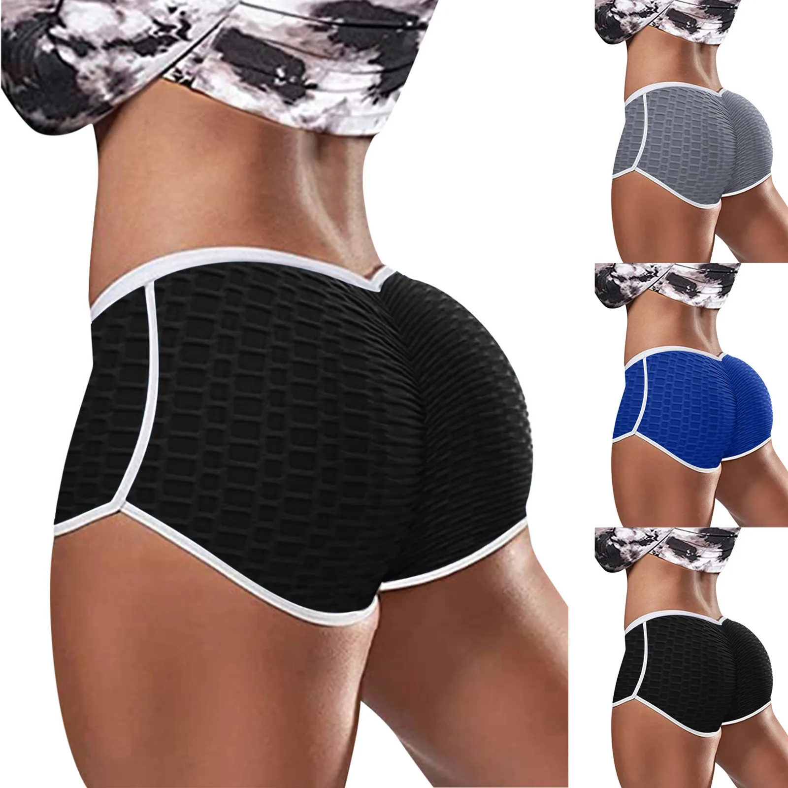 Women Yoga Shorts For Sport Running Push up Slim Elastic High Waist Gym Workout Fitness Yoga Short Pants Casual Femme Streetwear
Women Yoga Shorts For Sport Running Push up Slim Elastic High Waist Gym Workout Fitness Yoga Short Pants Casual Femme Streetwear