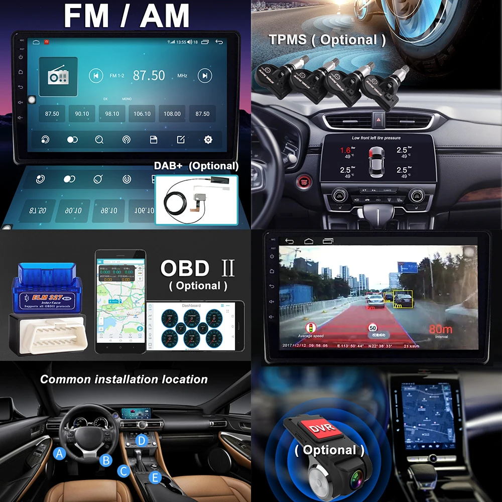 9 дюймов Android 11 для Ford Ecosport 2013-2017 DSP Автомагнитола мультимедийный плеер навигация