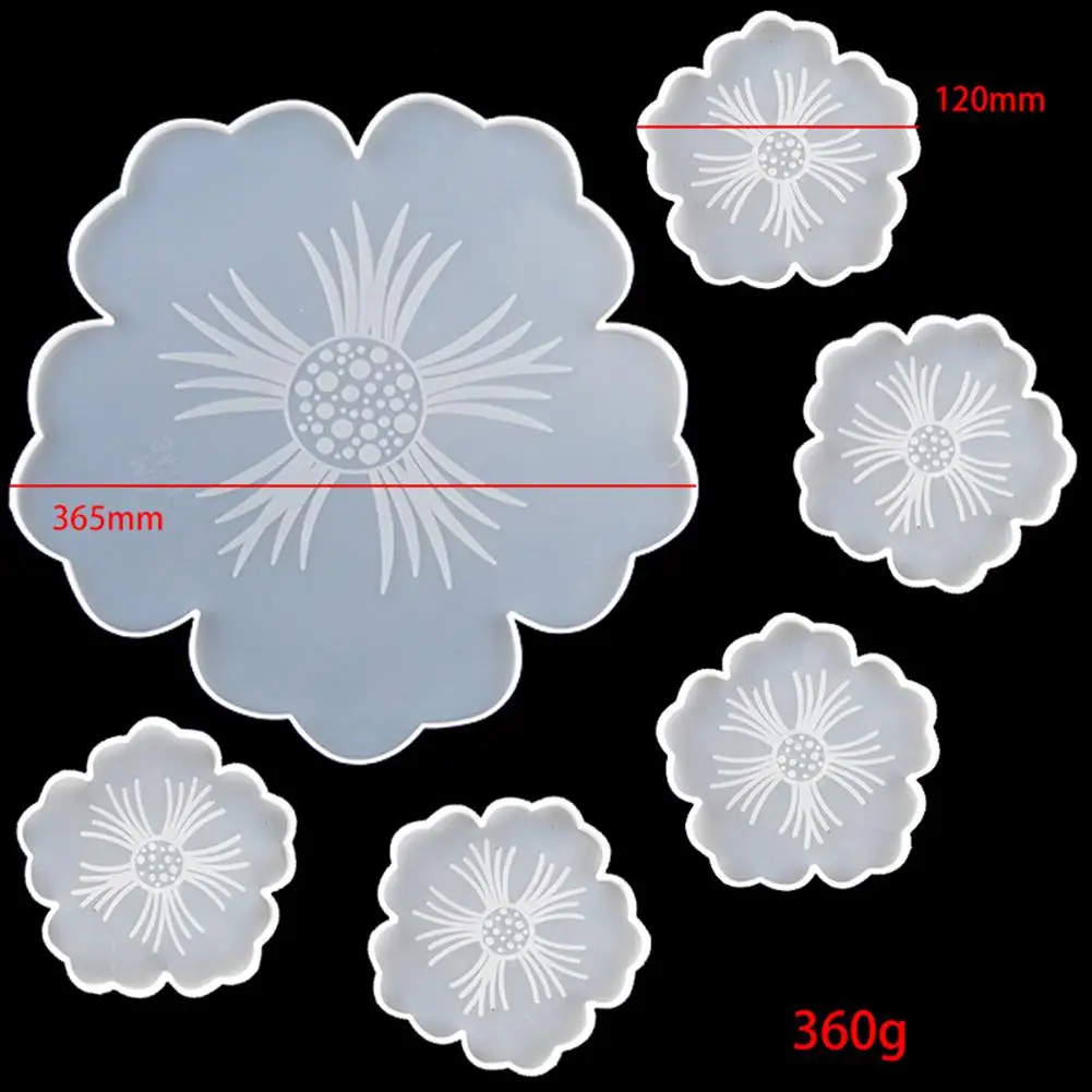 Epoxy Molds Silicone Resin Irregular Shape Mold Set with 1 Large Size Mold and 5 Small Size Molds Reusable Food Serving Tray
Epoxy Molds Silicone Resin Irregular Shape Mold Set with 1 Large Size Mold and 5 Small Size Molds Reusable Food Serving Tray