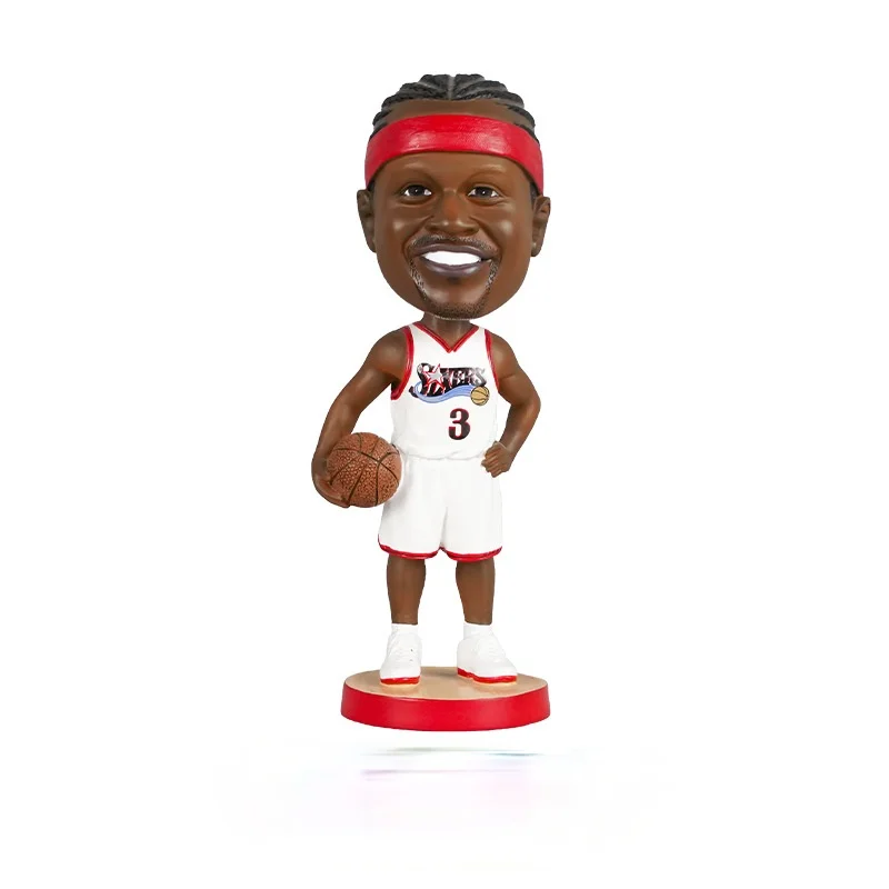 Resin Model Shakeable Action Figures Toys for Basketball Star Allen Iverson Kobe Bryant Dolls Creative Home Decoration Gifts
Resin Model Shakeable Action Figures Toys for Basketball Star Allen Iverson Kobe Bryant Dolls Creative Home Decoration Gifts