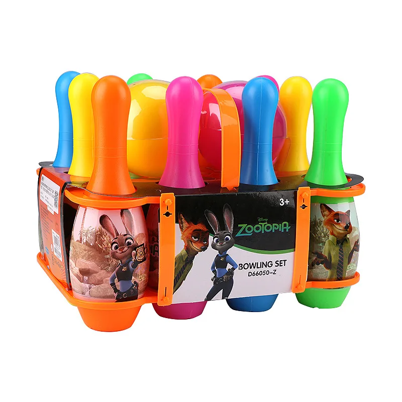 Disney Zootopia Children's Bowling Indoor Ball Toy Set Outdoor Parent-child Sports Color Recognition Fun Toys Forchildren Gifts
Disney Zootopia Children's Bowling Indoor Ball Toy Set Outdoor Parent-child Sports Color Recognition Fun Toys Forchildren Gifts