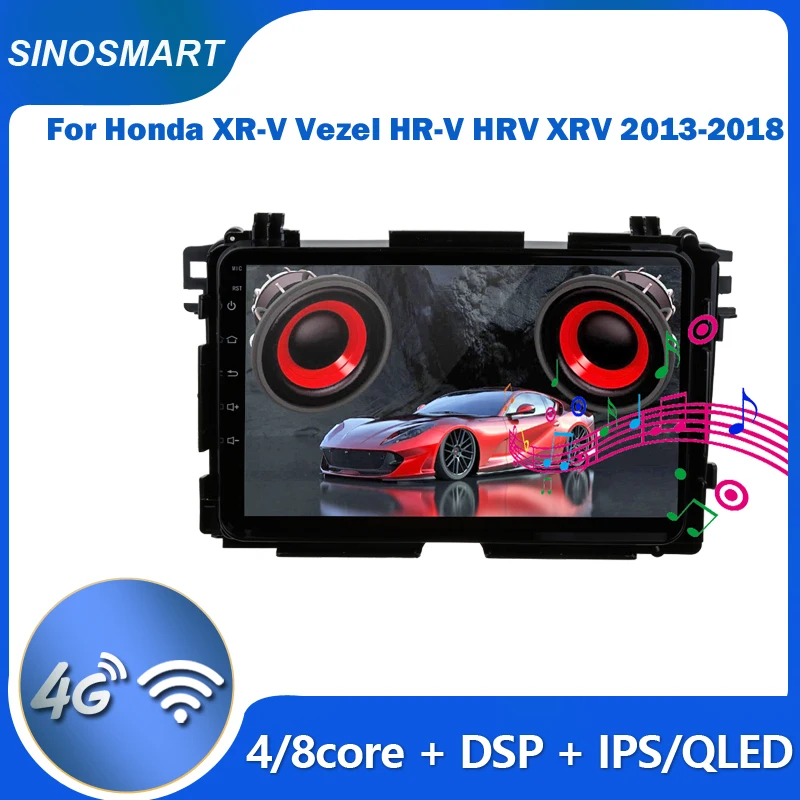 Sinosmart автомобильный радиоприемник с навигацией GPS для Honda XR-V Vezel HR-V HRV XRV 2013-2018 2din 2.5D IPS/QLED экран 8 ядер, DSP 48EQ
Sinosmart автомобильный радиоприемник с навигацией GPS для Honda XR-V Vezel HR-V HRV XRV 2013-2018 2din 2.5D IPS/QLED экран 8 ядер, DSP 48EQ